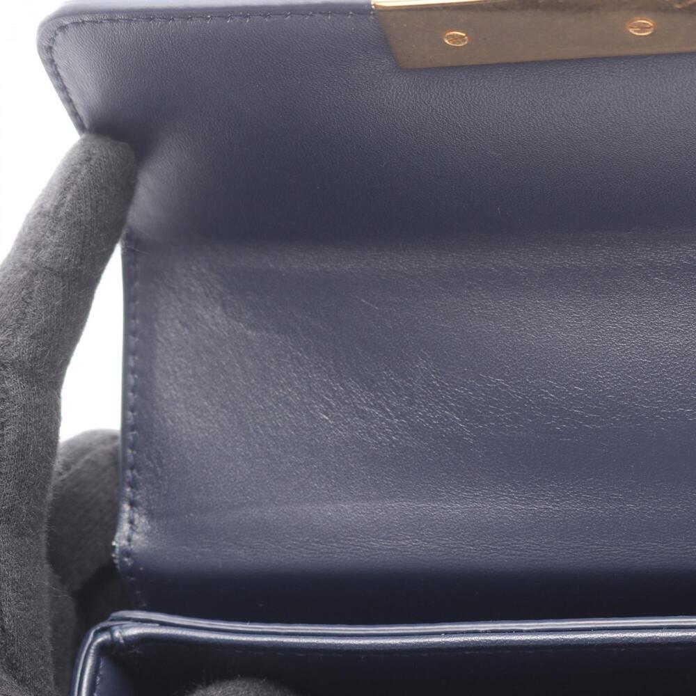CHRISTIAN DIOR Blue Leather Shoulder Bag - Picture 5 of 10